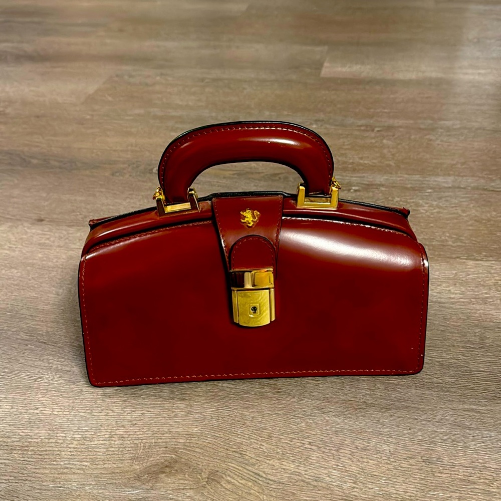Pratesi Pelletterie Lady Brunelleschi Leather Handbag Shoulder Bag